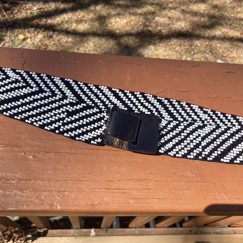 Black Beaded Belt